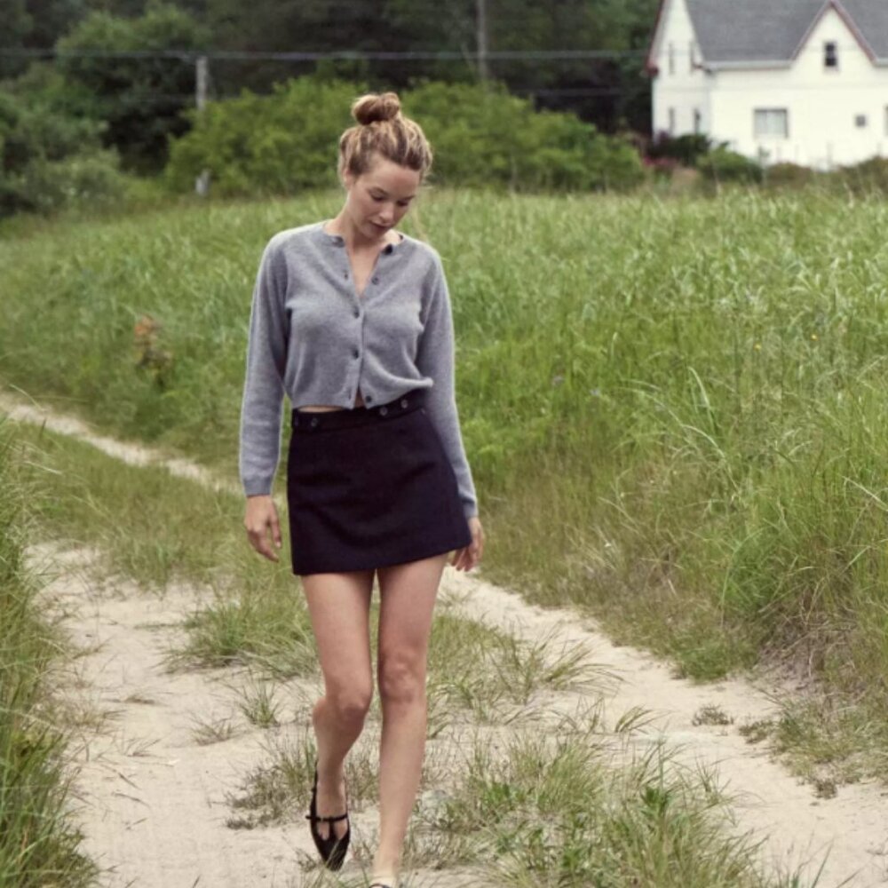 DÔEN Doen Chieri Skirt | Deep Navy | size 2 | Worn once